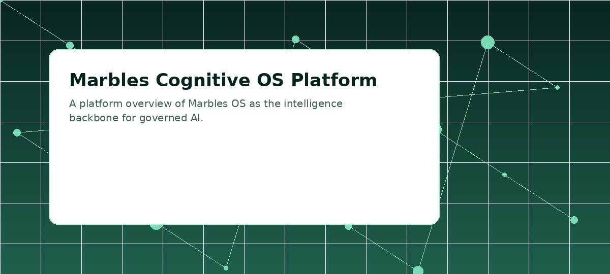 Visuel pour Marbles Cognitive OS plateforme