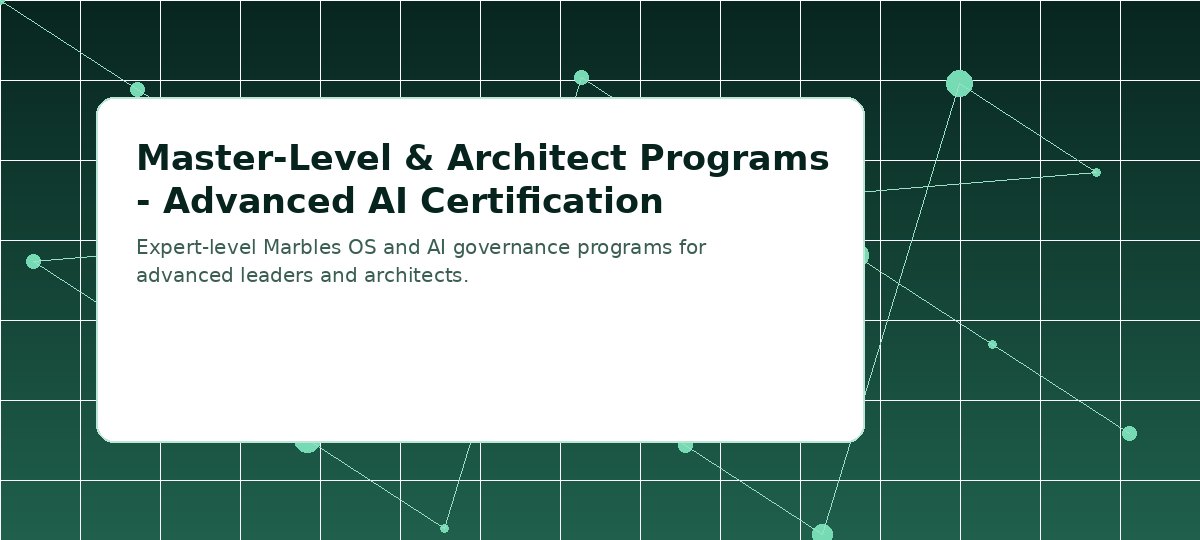 Master-Level & Architect Programs - Advanced AI Certification visual placeholder